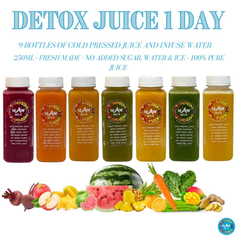 

Detox Juice 1 day / Jus Detox 1 hari