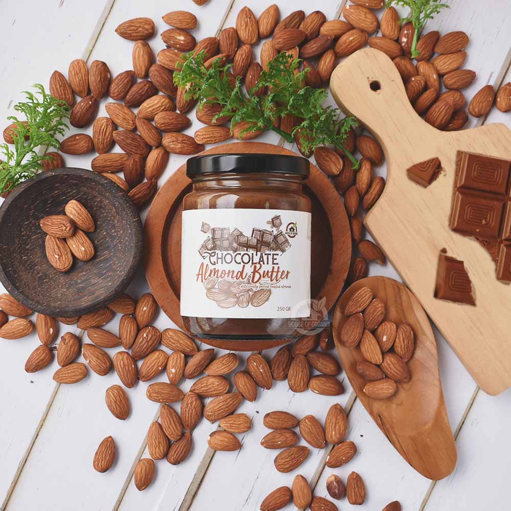 House Of Organix Natural Chocolate Almond Butter Spread