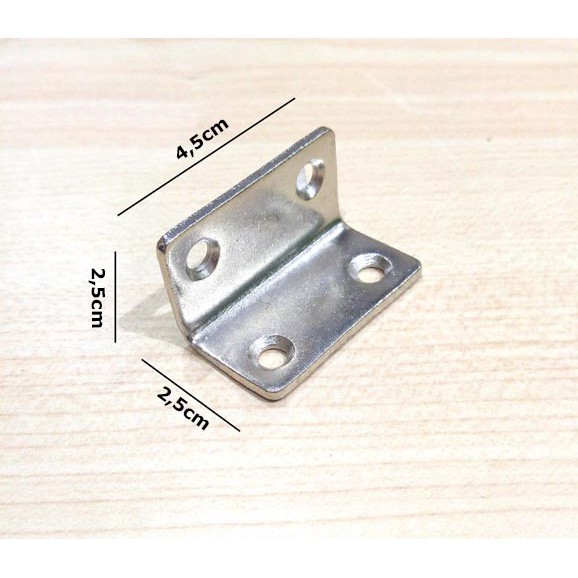 Siku L 4,5 x 2,5 x 2,5 Cm Besi / Siku Penyangga