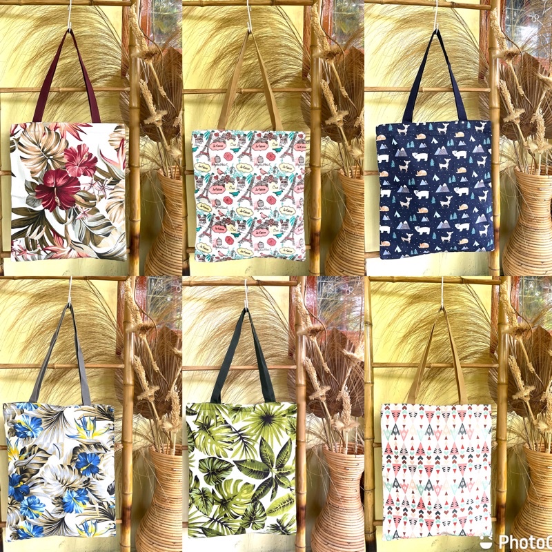 Tote bag kanvas (di kirim random sesuai stock)