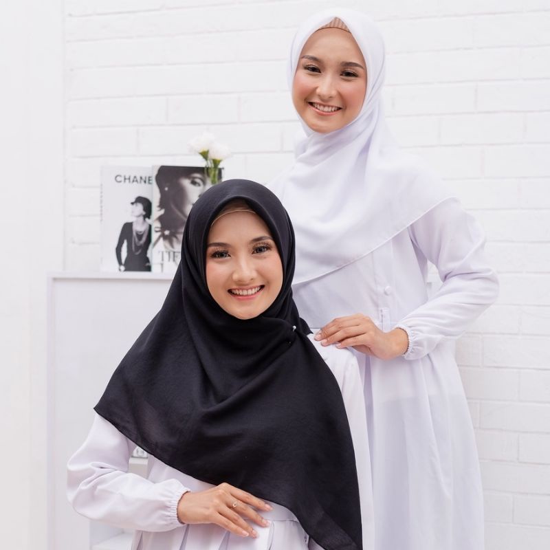 jilbab paris premium / hijab segi empat paris premium