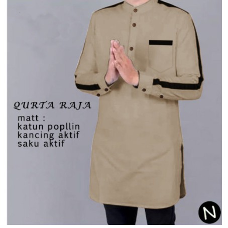 (TERLARIS) (Koko RAJA) Light Brown Emerald Setelan Koko Koko RAJA Qoulan Sadida Premium Series