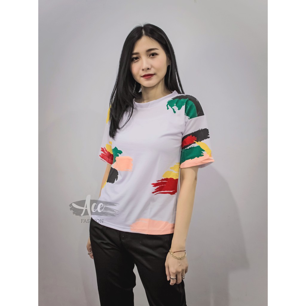 Pakaian Wanita Kaos Murah Tshirt Cewe Tumblr Tee T Shirt