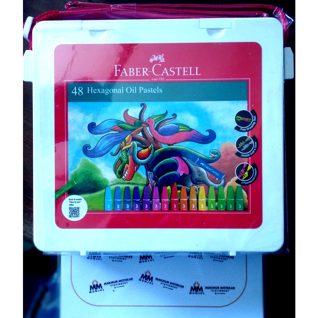 

CRAYON FABER CASTELL HEXAGONAL 48 WARNA