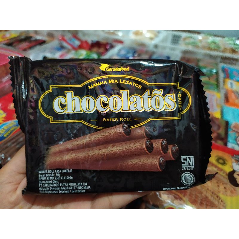 

WAFER ROLL CHOCOLATOS - SWEET CHEESE - COKELAT