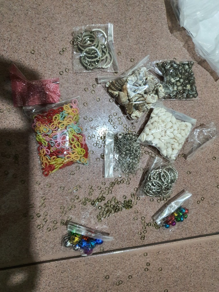 -+50-75pcs Kulit Kerang Ice Putih Isi 15gram - Kulit Kerang Craft