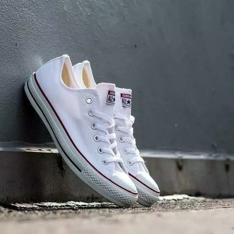 Converse Putih LOW Sepatu Pria Wanita
