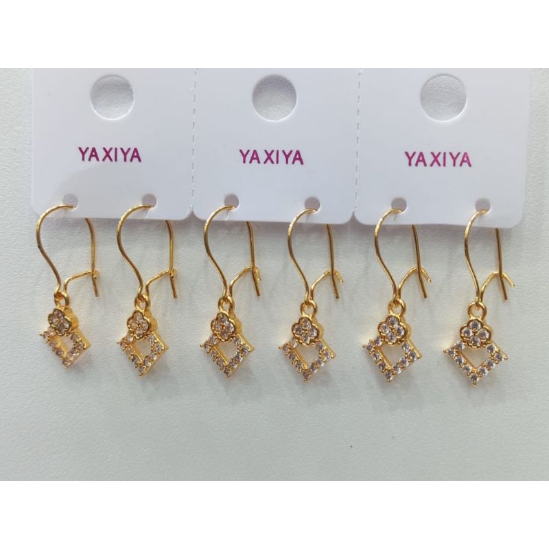 Anting wanita permata anting gantung anting yxy