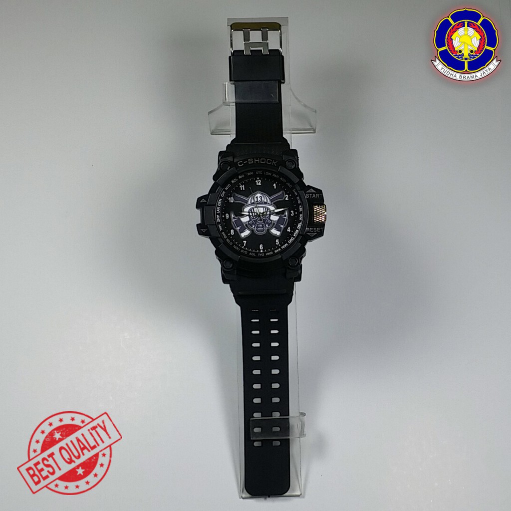 (BEST QUALITY) JAM DAMKAR {FIRE FIGHTER} FULL BLACK