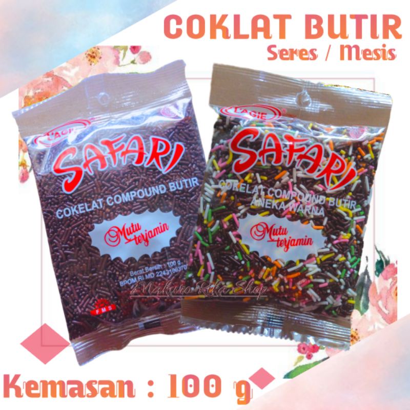 Seres Safari 100 g / Seres safari warna / Seres safari coklat / mesis safari