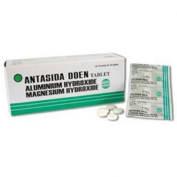 Antasida Doen Tablet - Obat Sakit Maag - 1 Strip