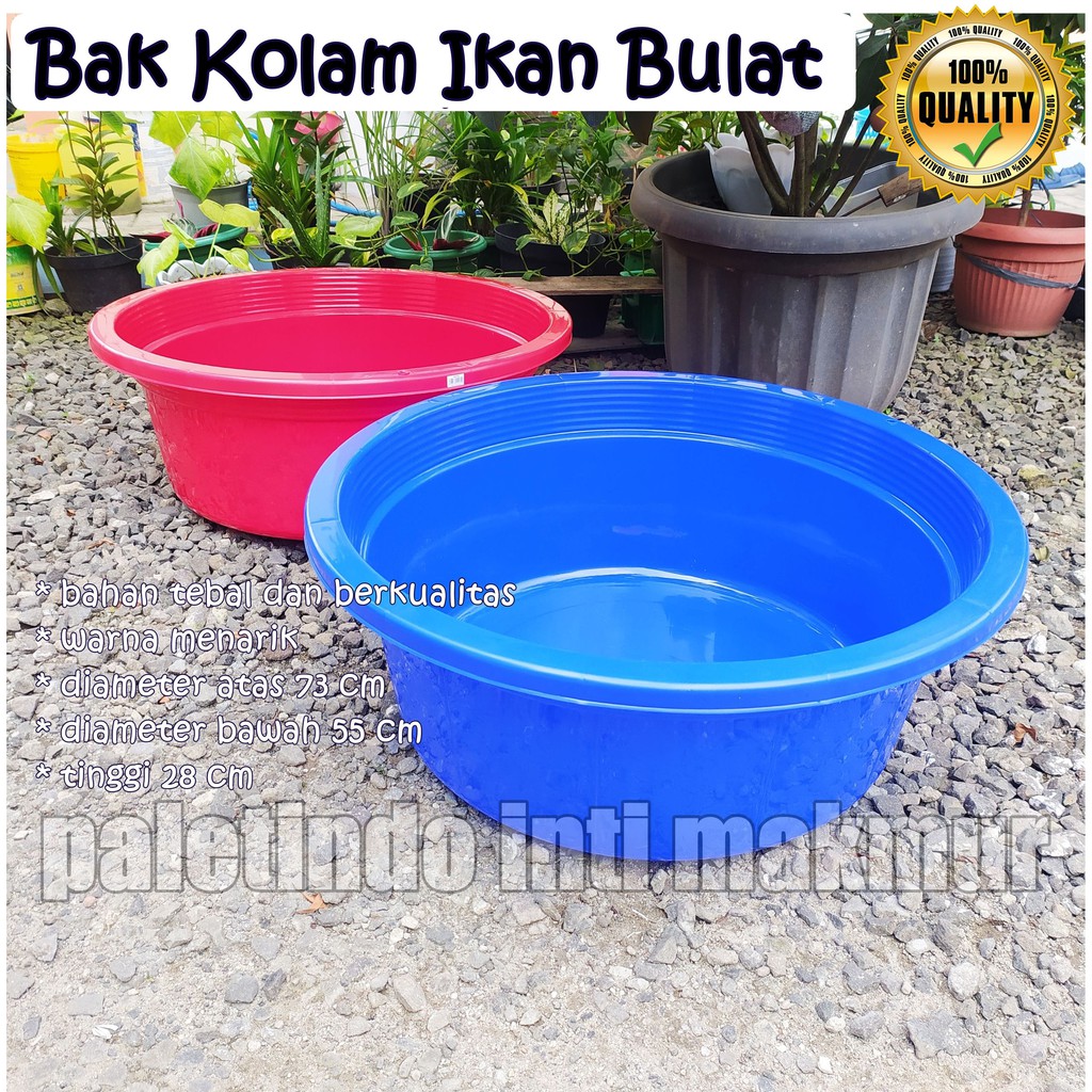 Bak Kolam Ikan Koi Bulat Kualitas Premium Kirim Gojek/ Grab