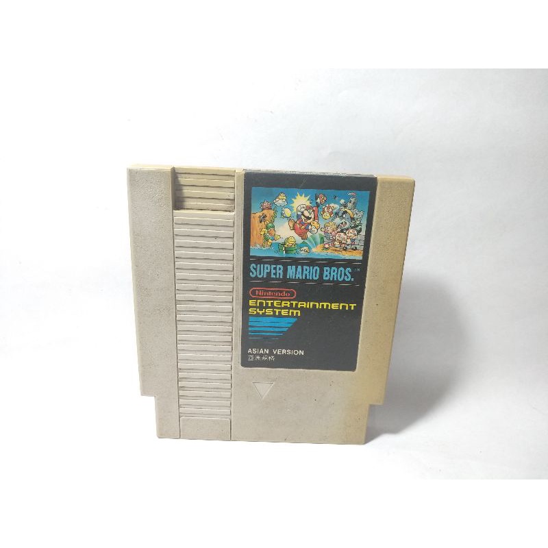 Kaset Video Game Cartridge Cassette Nintendo Super Mario Bros Asian Version Tape Games Rare Vintage 