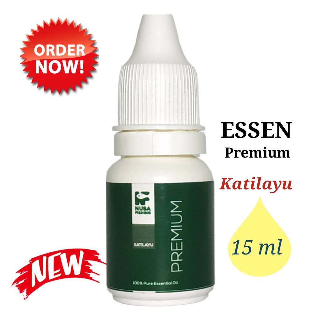 UMPAN MANCING ESSEN PREMIUM GALATAMA IKAN PATIN BAWAL LELE MAS BY NUSA FISHING VARIAN KATILAYU 15 ML