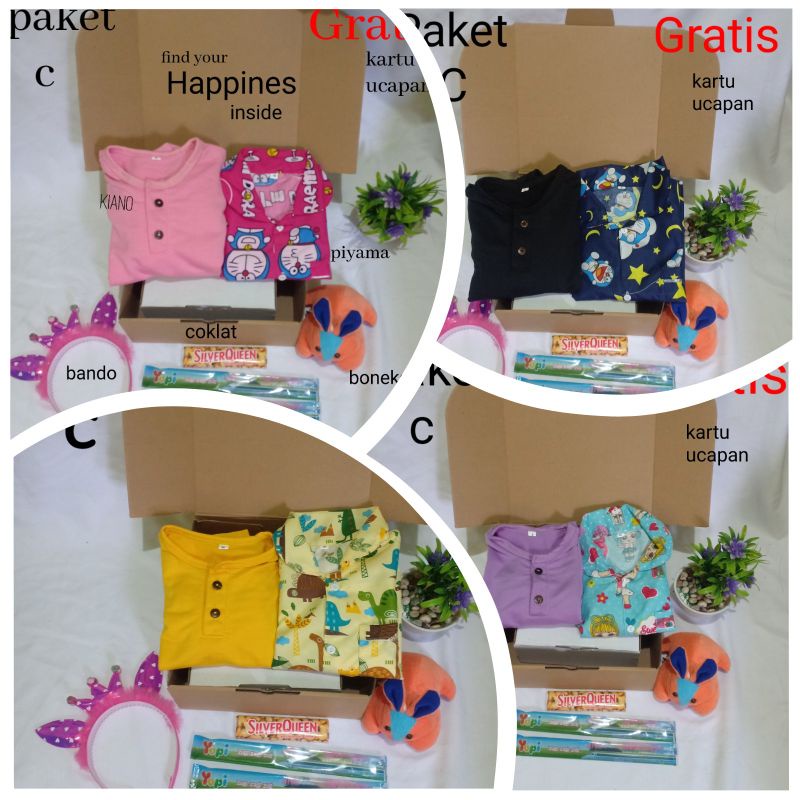 Kado ulang tahun anak/Hampers/anak kids 1_6 thn/terbaru cewek cowok