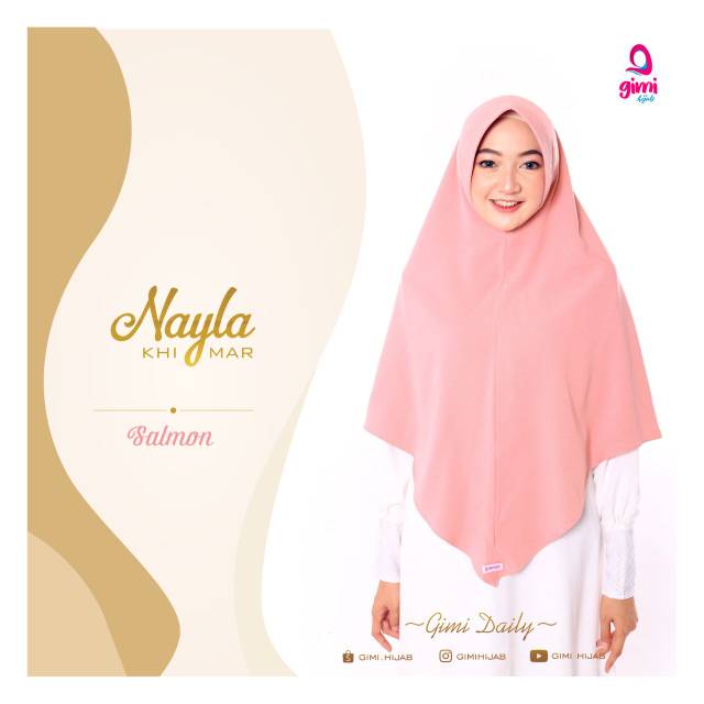 HIJAB SAR I KHIMAR DOUBLE LAYER NAYLA INSTAN