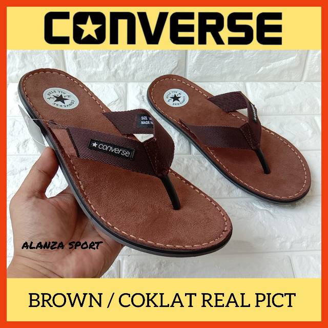 SANDAL PRIA CONVERSE ALL STAR. SANDAL JEPIT COWOK. SANDAL DISTRO CASUAL LAKI LAKI PROMO MURAH