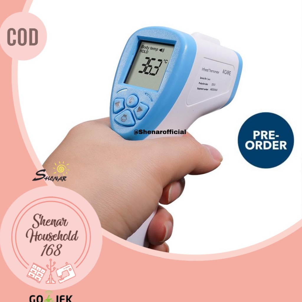 SHENAR INFRARED THERMOMETER  ALAT UKUR SUHU ALAT PENGUKUR TUBUH TERMOMETER - BISA BAYAR DI TEMPAT