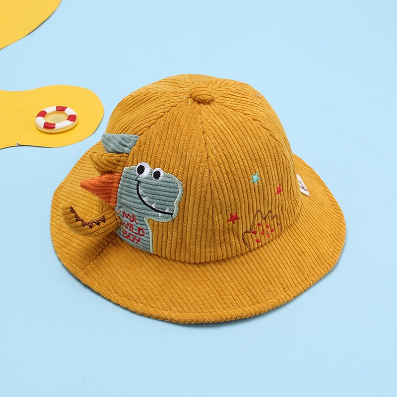 Topi Bucket Bayi Topi Anak Bayi Import Victori Fashion Baby Bucket Hat-Bond Ginger