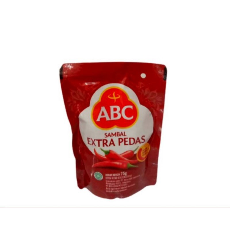 

saus sambal ABC extra pedas pouch kecil 75 gr