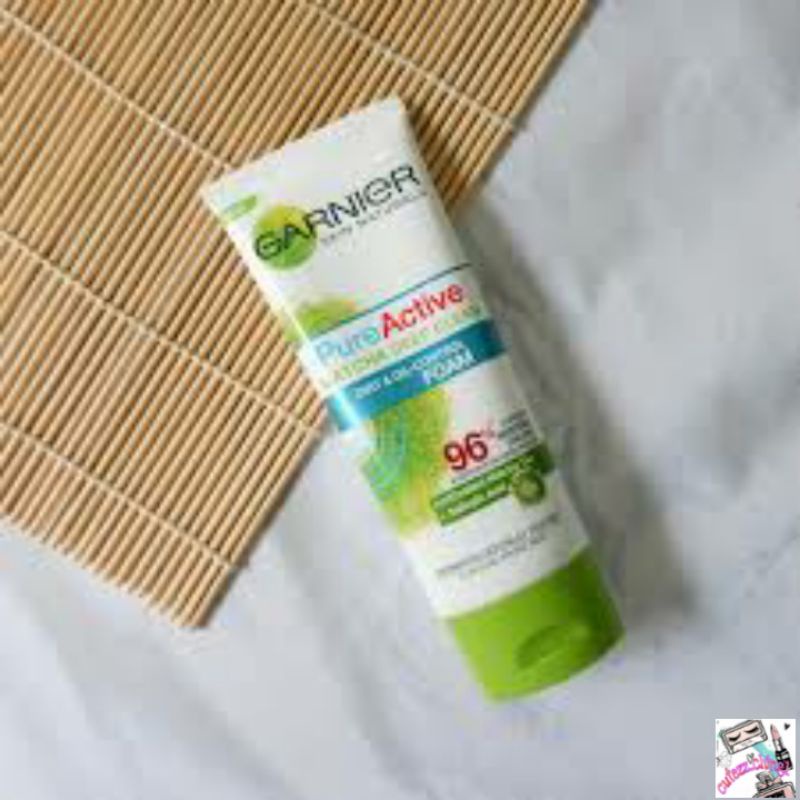 ☃Cutezz_Ching1☃Garnier Pure Active Matcha Deep Clean dirt &amp; oil control cleanser foam skin care