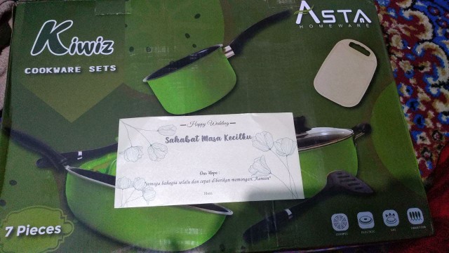 Asta Panci Set New Kiwiz / Cookware Set 7 Pcs Green