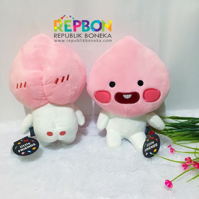 BONEKA APEACH PINK KAKAO TALK KAKAO FRIENDS KOREA