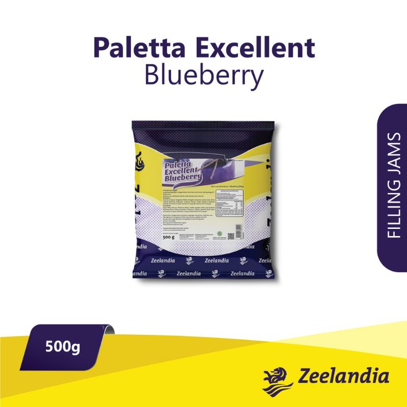 

Paletta Filling Jam Blueberry 500gram