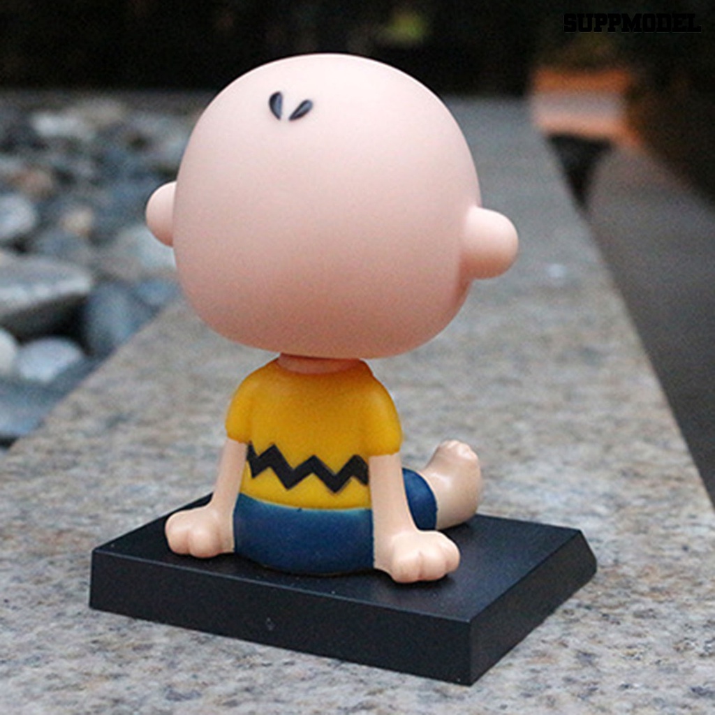 Boneka Kartun Snoopy Kepala Goyang Untuk Dekorasi Interior Mobil
