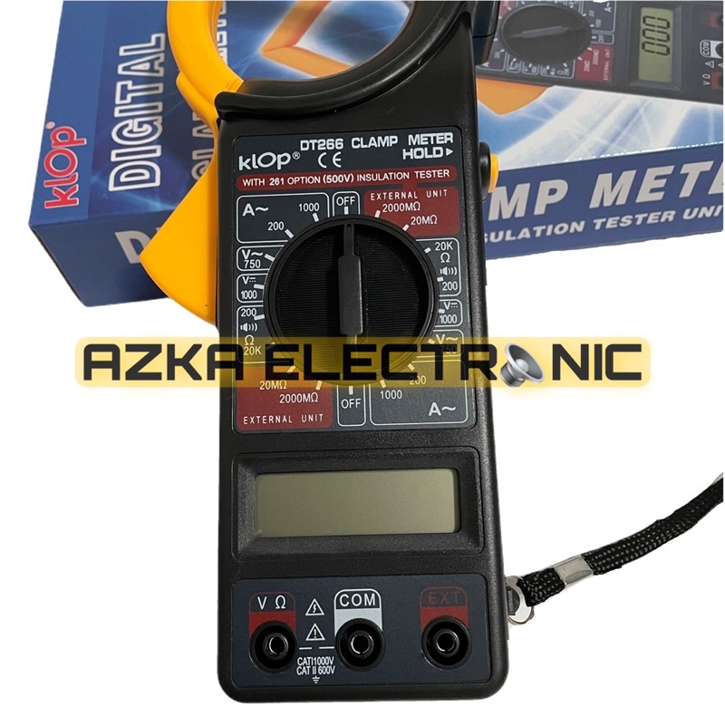 Multimeter Digital Clamp Meter - Tang Ampere DT266