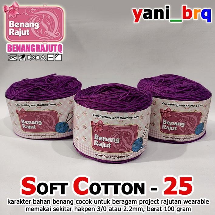 SOFT KATUN BALI SC 25 yani_brq TOKO BENANG RAJUT Q