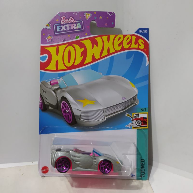 diecast hotwheels mobil barbie extra tooned