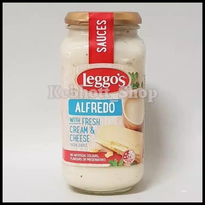 

Leggo'S Leggos Pasta Sauce Alfredo With Fresh Cream & Cheese 490 Gr