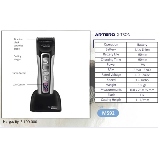 Artero Divinity Hair Trimming Clippers - 5
