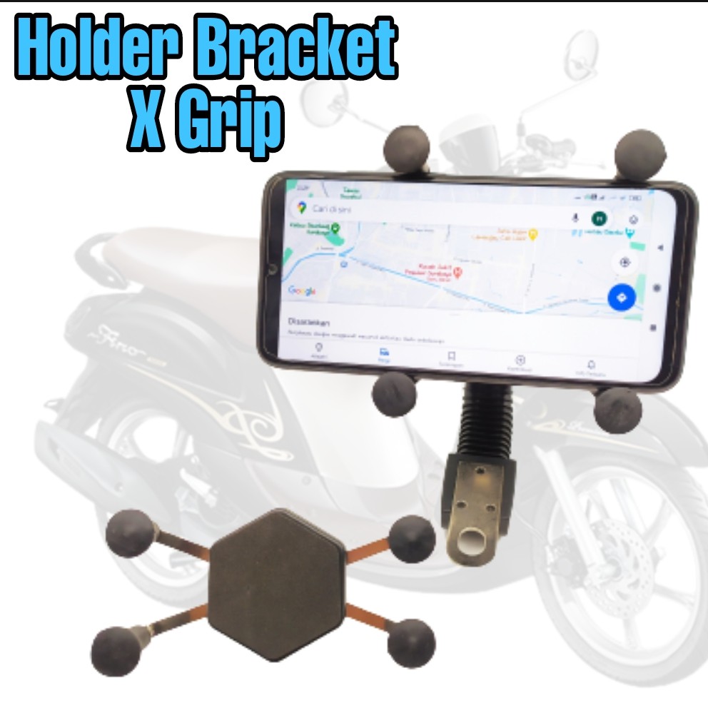 Holder Spion X Grip Holder X GRIP Holder Motor Spion Bracket 4 Cakar Best Seller