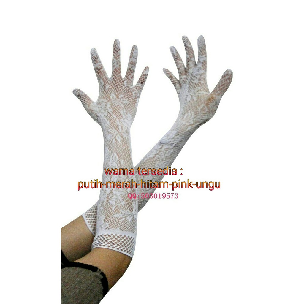 jual wedding gloves