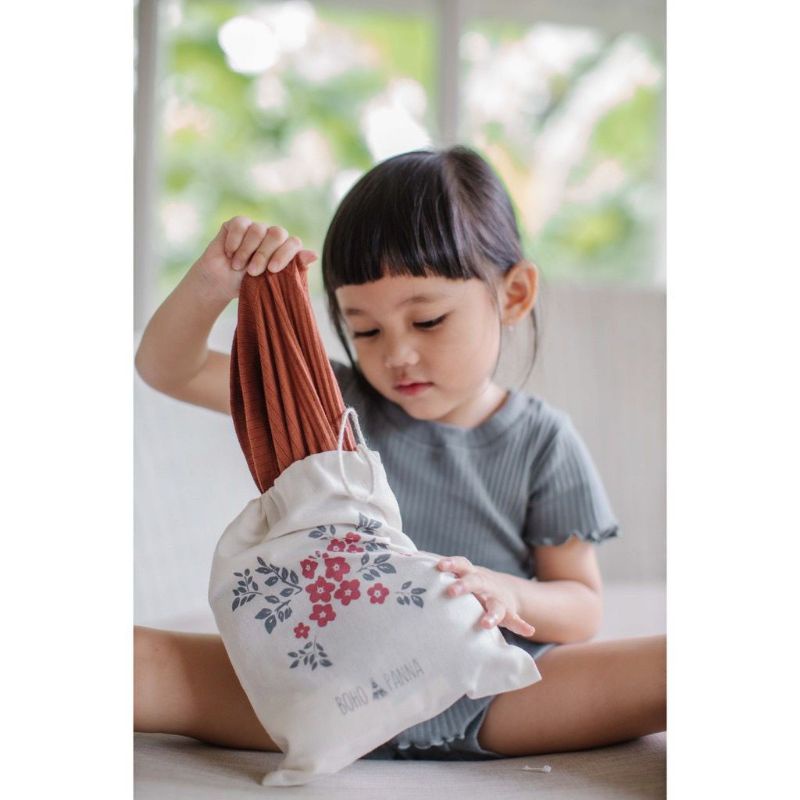 BOHOPANA | BOHO | BOHO PANNA CANVAS BAG | POUCH MOTIF | TOTEBAG BOHOPANNA