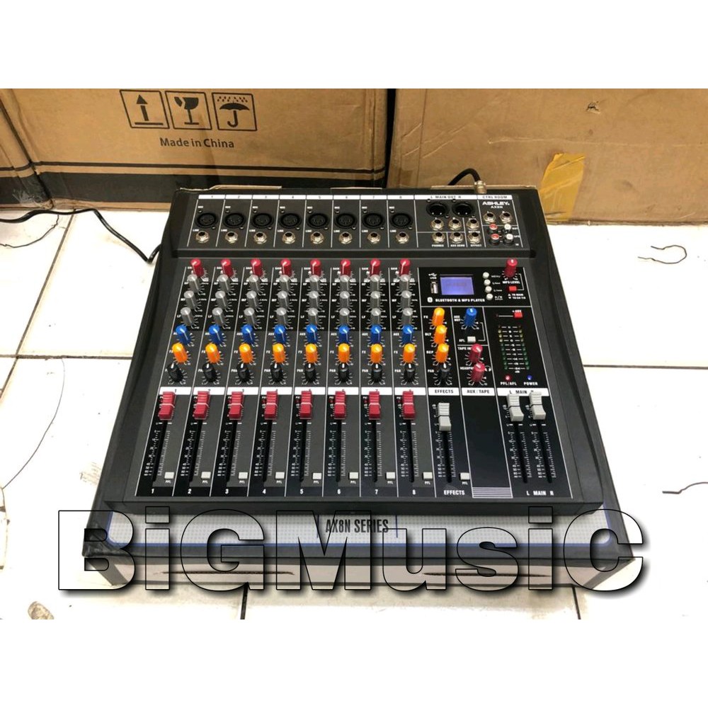 MIXER ASHLEY AX8N Bluetooth Original 8 Channel Ax 8 n - BIGmusic  Limit