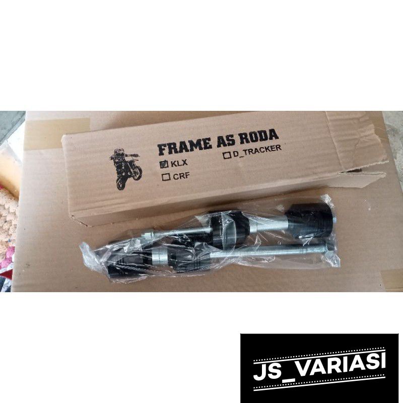 Jalu as roda klx150 crf 150 dtracker Jalu as roda depan belakang