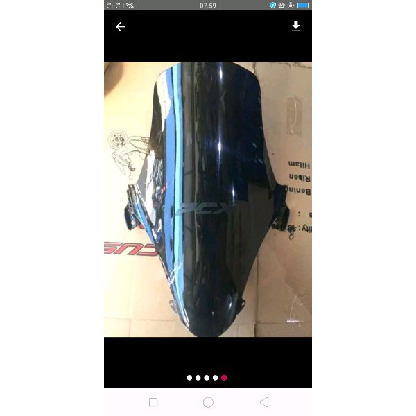 Visor Pcx Panjang Windshield Pcx Panjang Visor Pcx Hitam