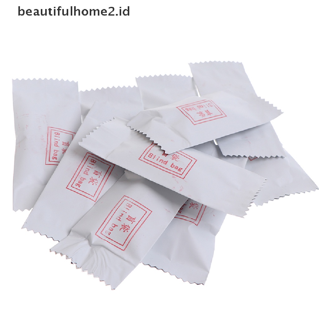 (beautifulhome2.id) 10pcs / Set Mainan Miniatur Tas Blind Untuk Aksesoris Rumah Boneka 1: 12