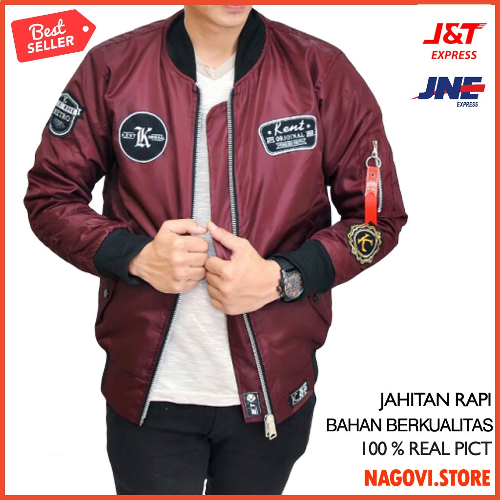 COD Jaket Bomber Pria Jaket Pria Denim Distro Jaket Cowok Original Import Murah Jacket Original RETR