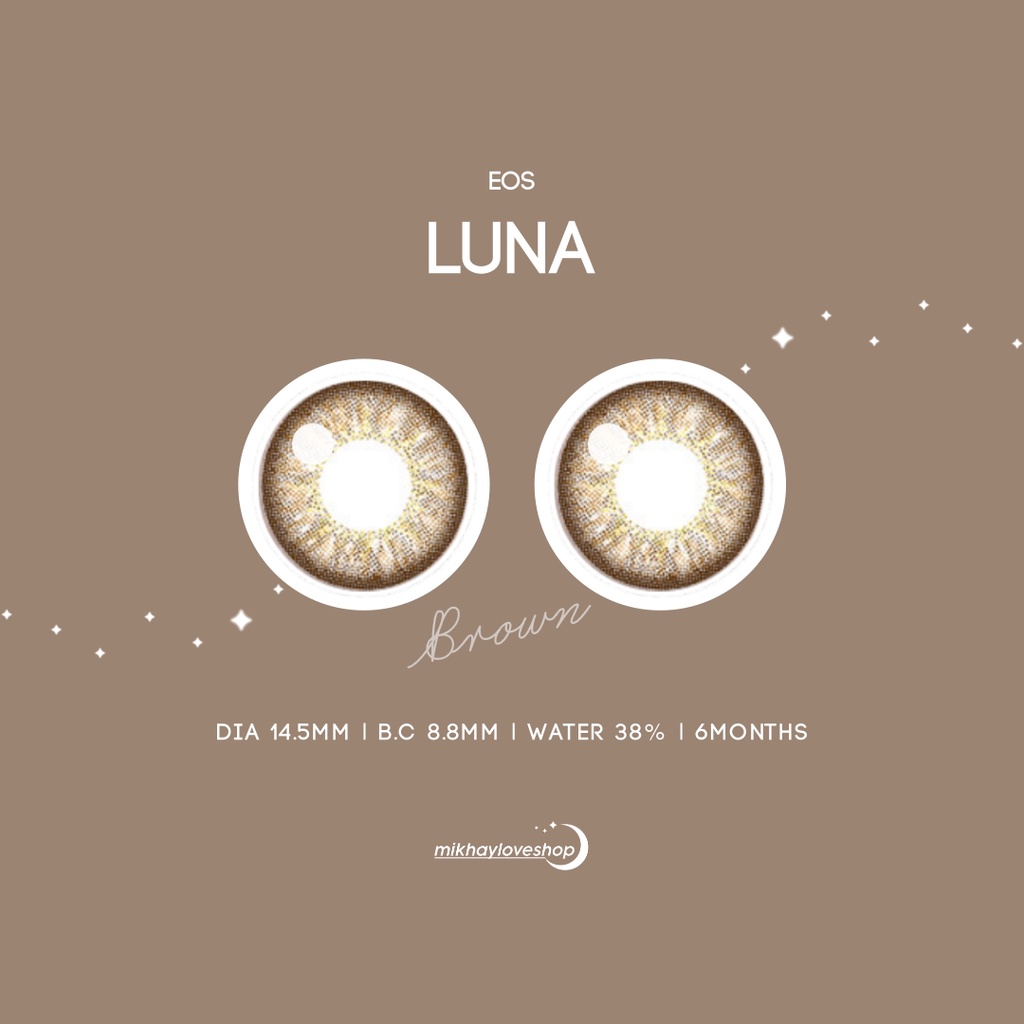 Softlens EOS Luna Brown | EOS [Mikhayloveshop]