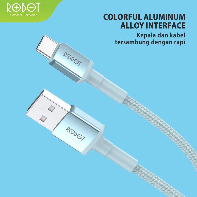 ROBOT Kabel RSM100 / RSL100 / RSC 100 USB Micro / Iphone / Type-C 100Cm alumunium braided