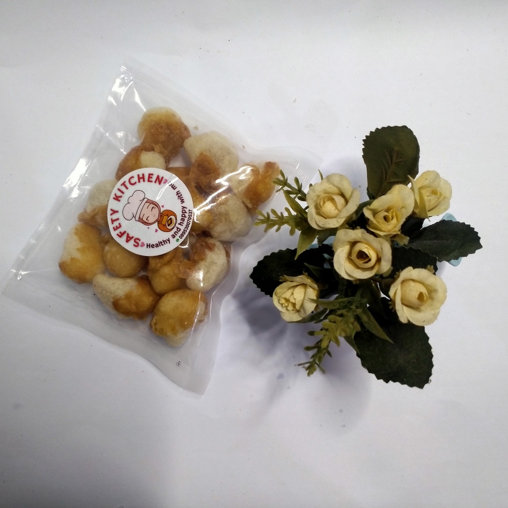 

Pangsit mini | toping baso aci