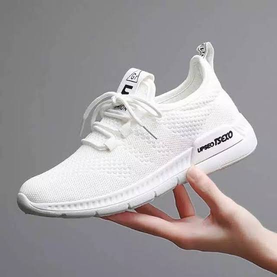 JURAGAN ONLEN - SEPATU WANITA SNEAKERS GR F KOREAN STYLE AIR BOUNCE DV70 BISA BAYAR DITEMPAT-PUTIH