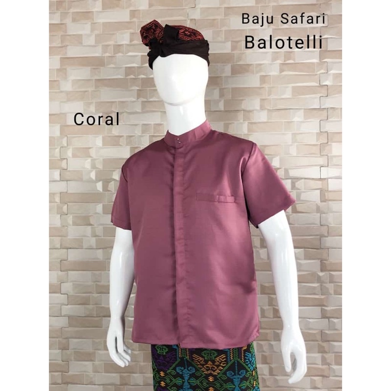 baju semi safari pria