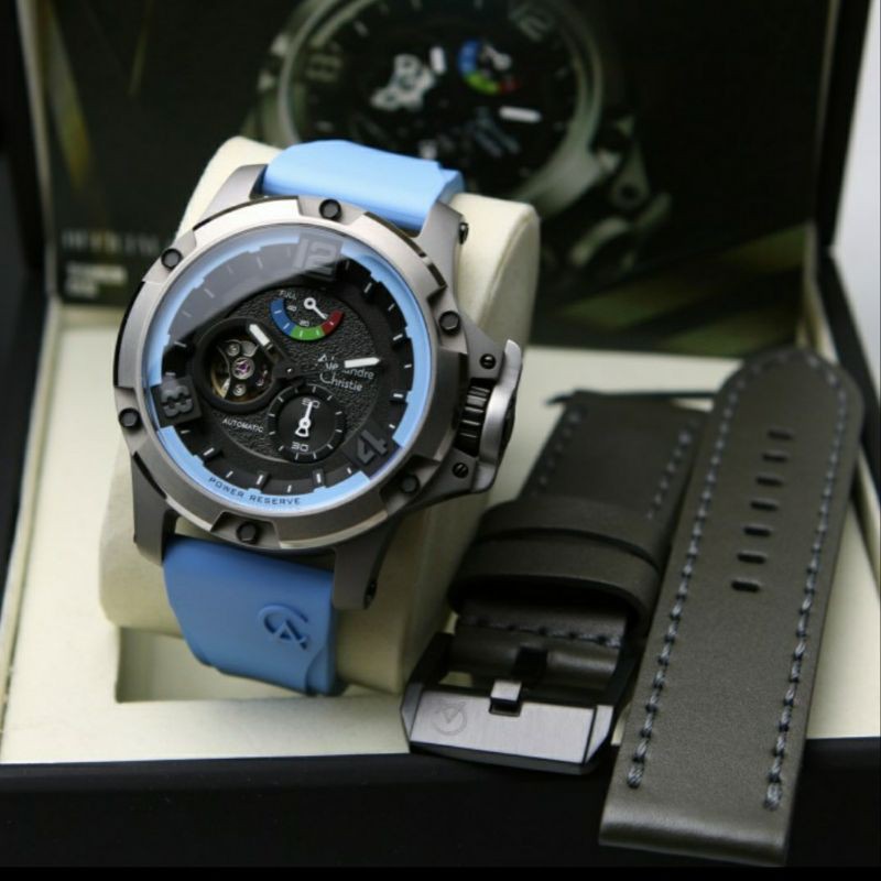 JAM PRIA ALEXANDRE CHRISTIE AC 6295 AC6295 LIGHT BLUE TITANIUM ORIGINAL