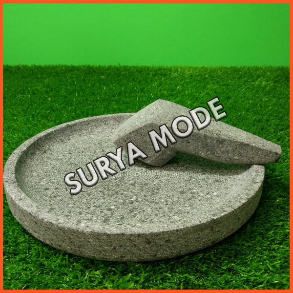 cobek asli dari batu cobek batu asli besar 26 cm