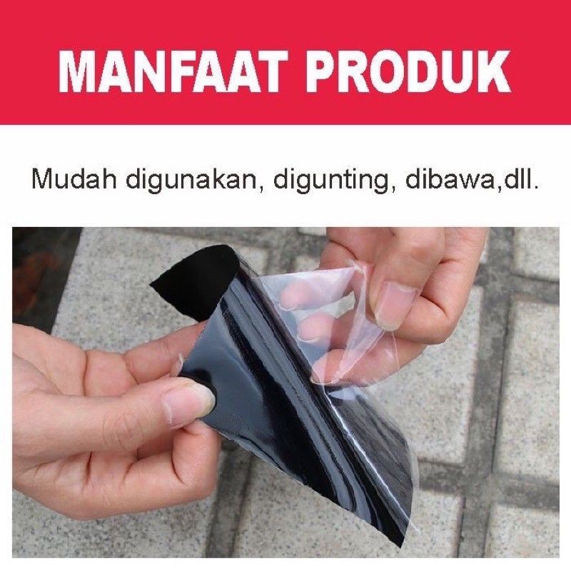 Medan Termurah Flextape hitam Anti Bocor Sz 10x152cm